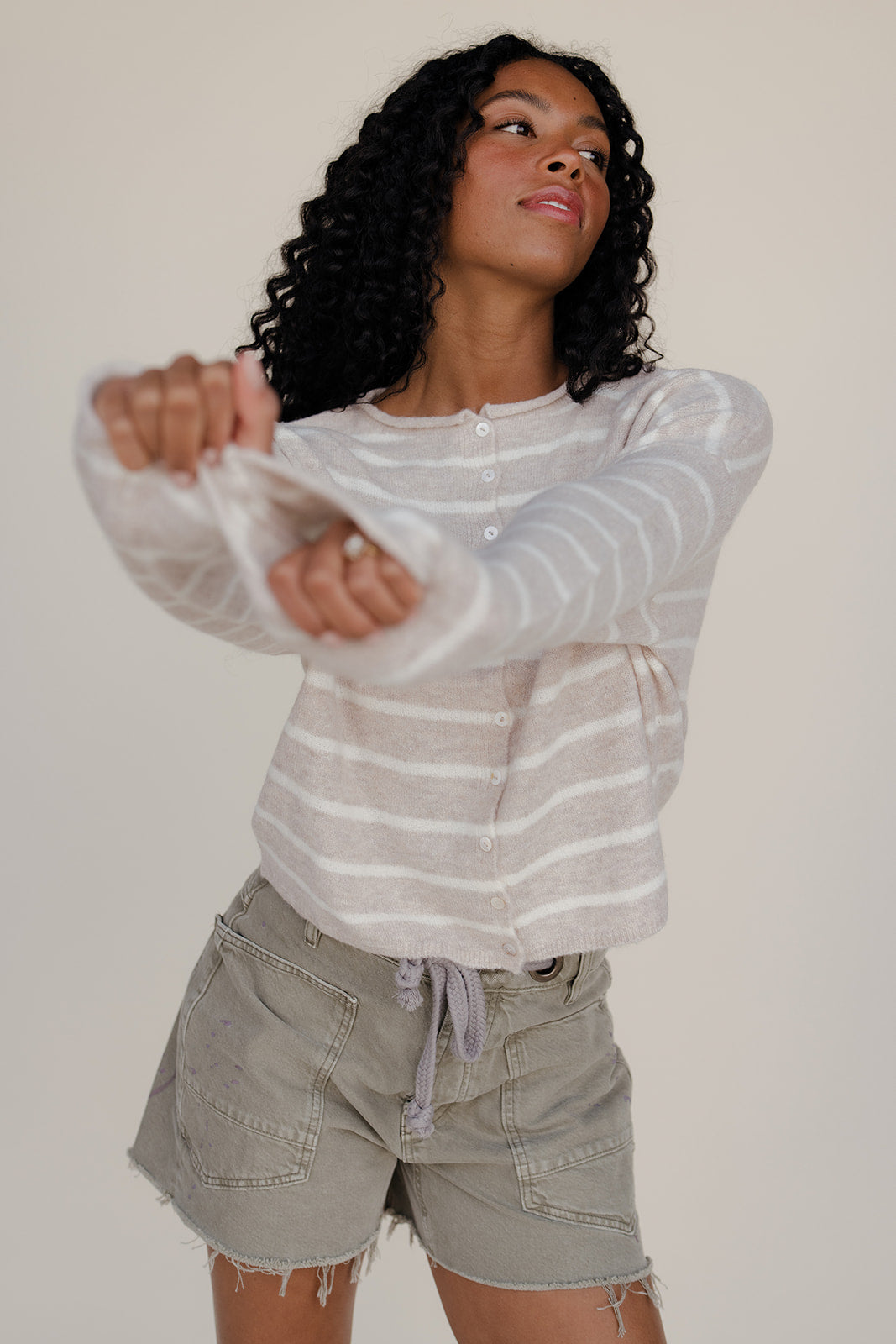 A Single Moment Button Up Cardigan