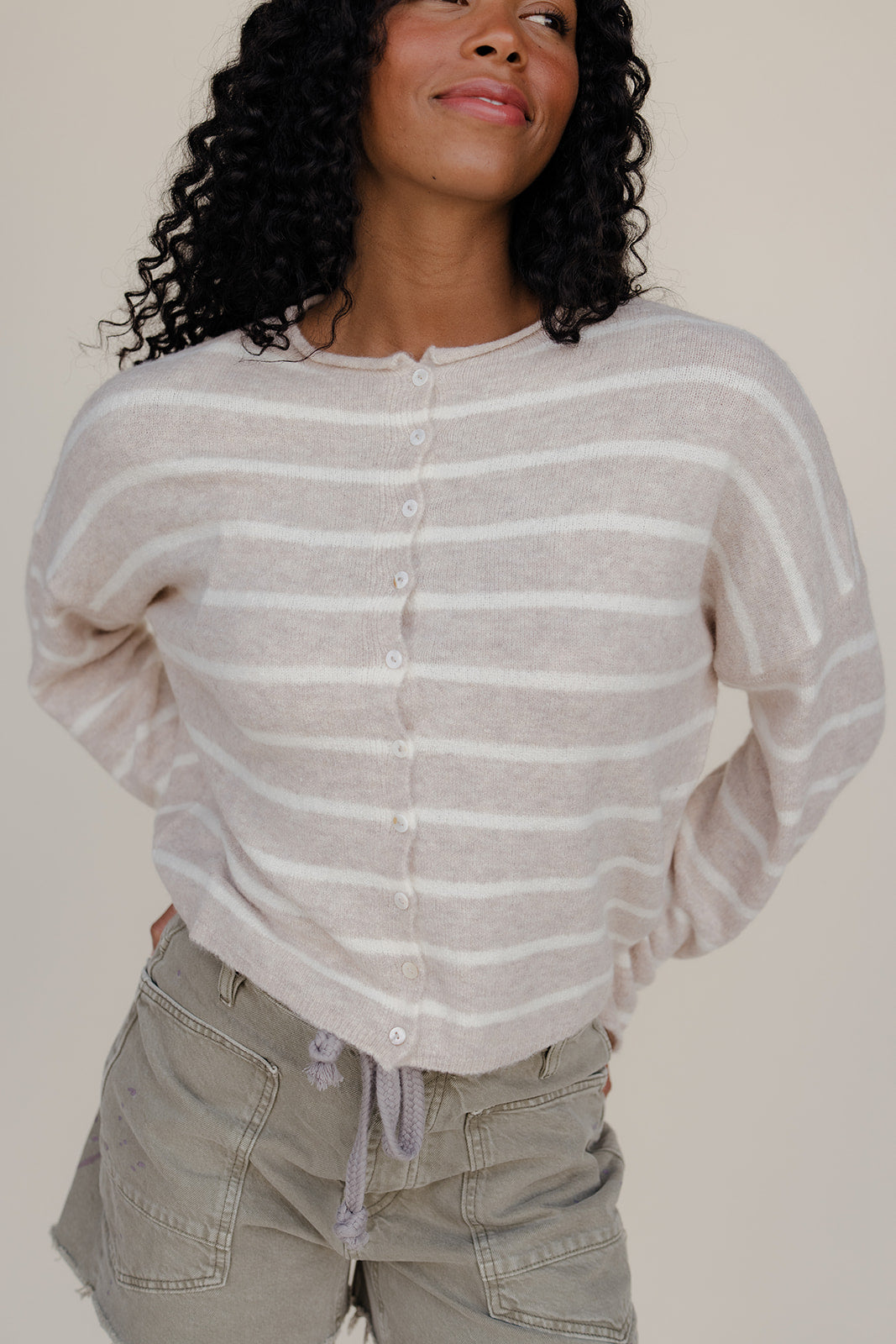 A Single Moment Button Up Cardigan