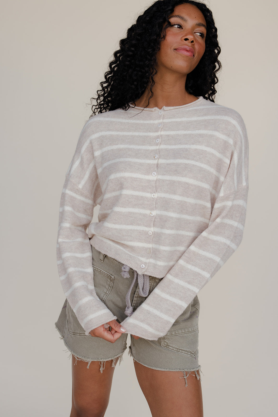 A Single Moment Button Up Cardigan