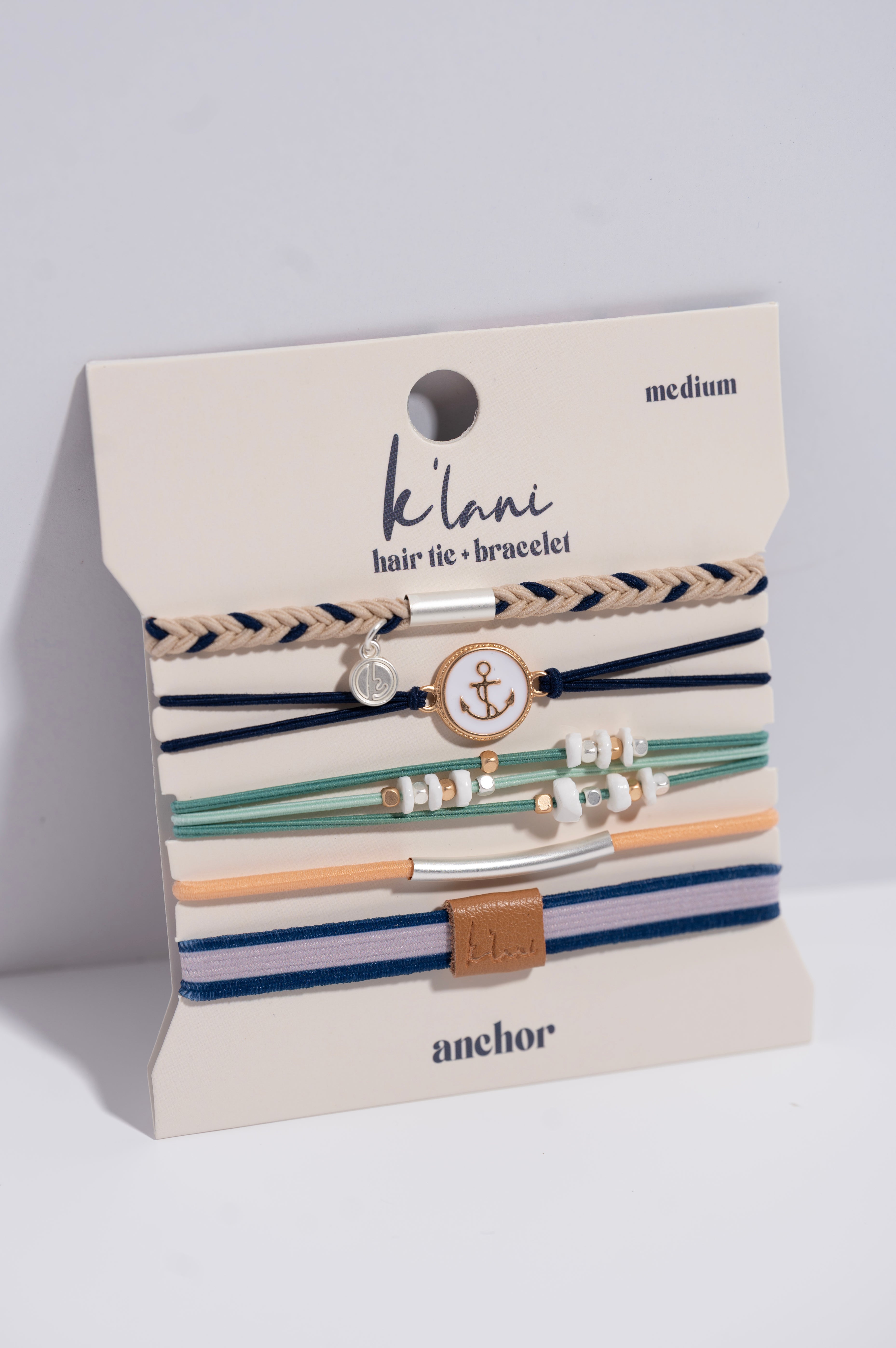 Anchor - Hair Tie Bracelet