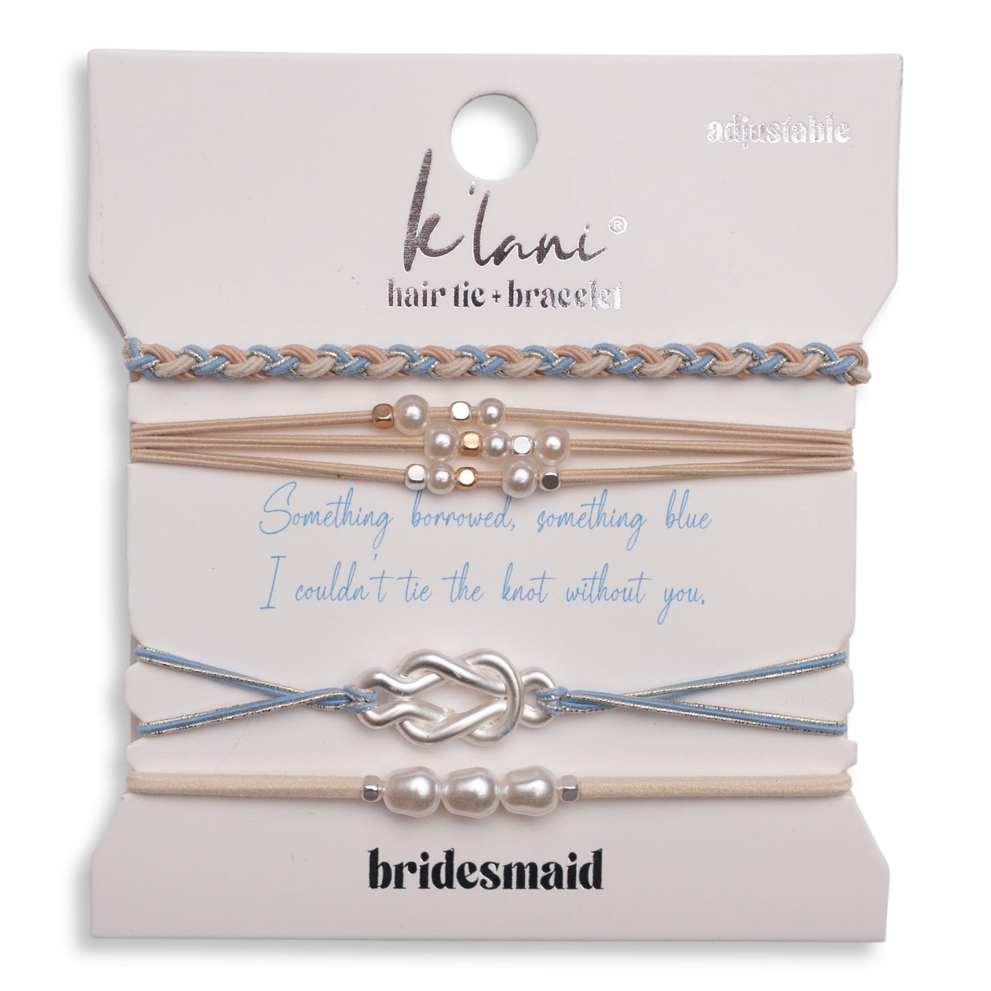 Bridesmaid Hair Tie Bracelets