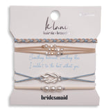Bridesmaid Hair Tie Bracelets
