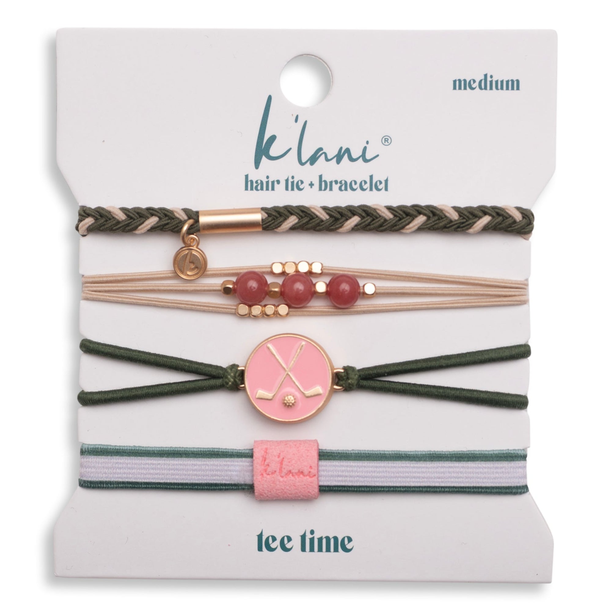 Tee Time Hair Tie Bracelets