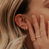 Lola Floral Hoops
