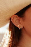 AZ Turquoise Hoops