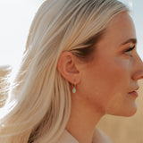Riley Turquoise Hoops