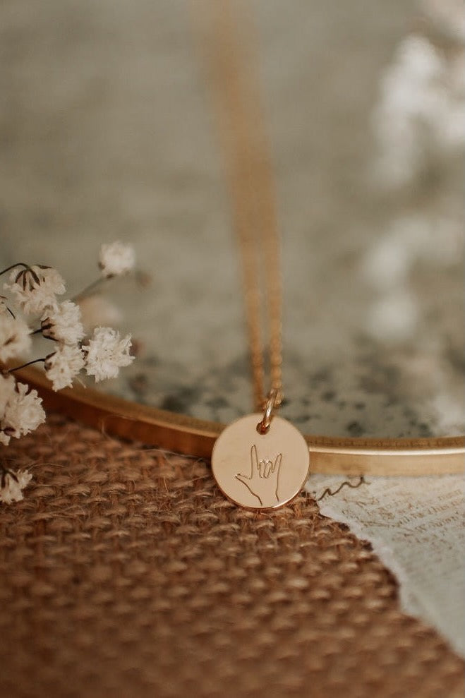 I Love You Necklace