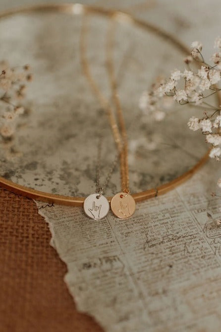 I Love You Necklace
