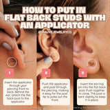 Lotus Flat Back Studs