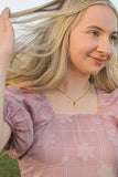 Bow Pendant Necklace in Gold