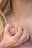 Bow Pendant Necklace in Gold