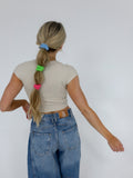 OVERSIZED SLICK-BACK PONYTAILS (PACK OF 3)