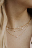 Madeline Gold Filled Paperclip Necklace