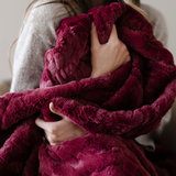 PATTERNED FAUX FUR XL THROW BLANKETS