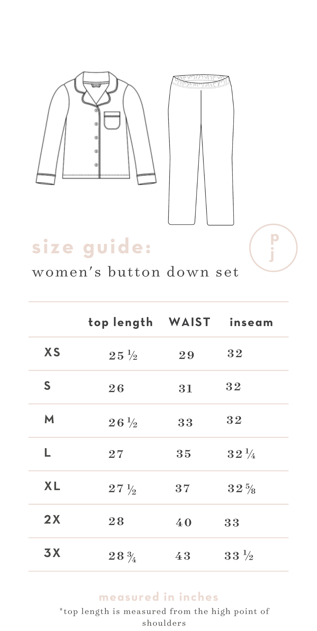 Women's Button Down Set in Hopscotch