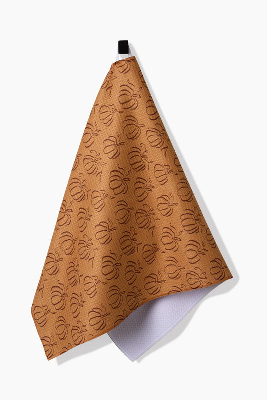 Geometry Pumpkin Patchwork Tea Towel