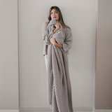 WAFFLE KNIT XL THROW BLANKETS