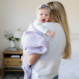 WAFFLE KNIT RECEIVING BLANKETS
