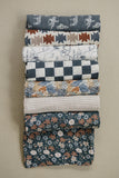 Taupe Stripe Muslin Swaddle Blanket