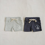Heather Grey Pocket Cotton Shorts