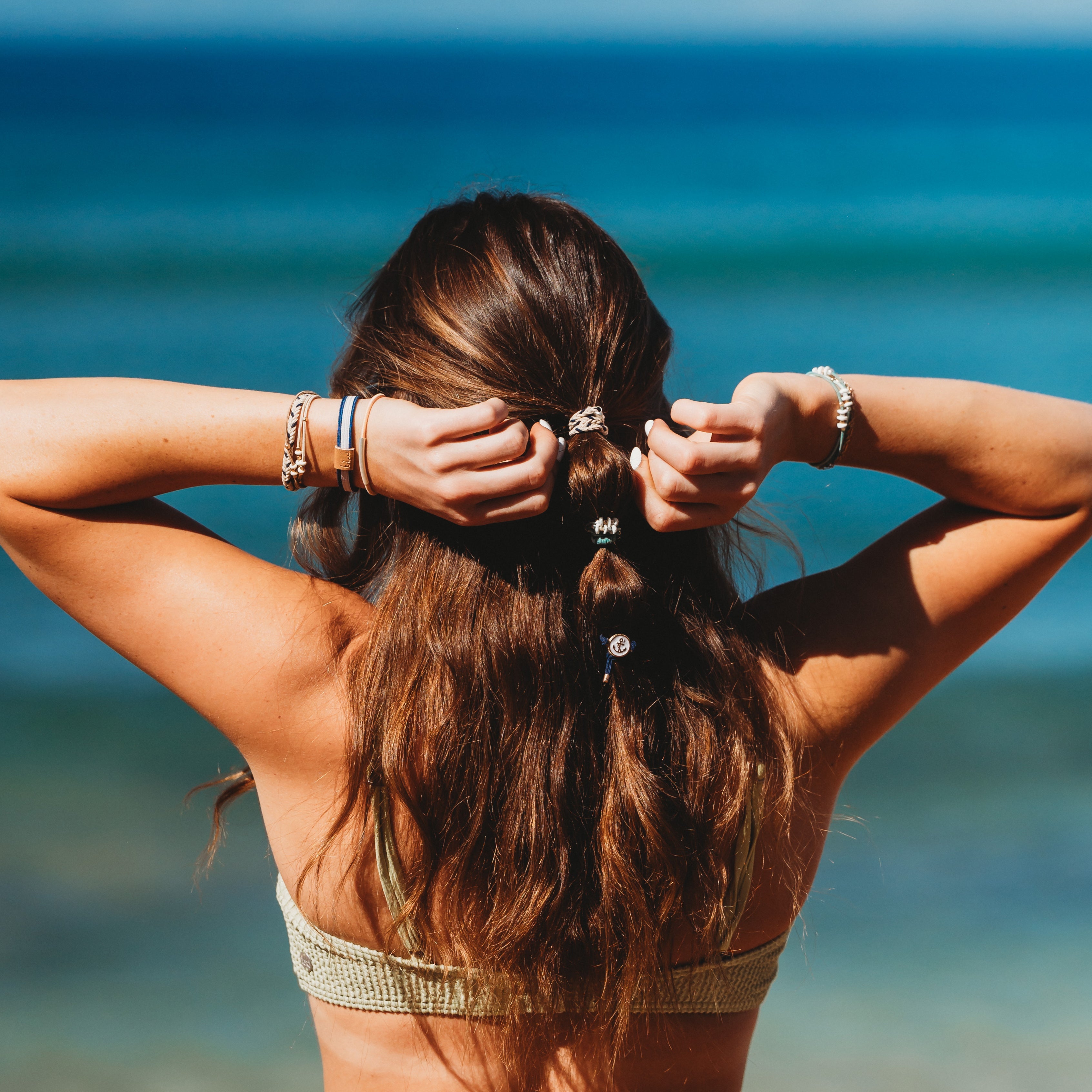 Anchor - Hair Tie Bracelet