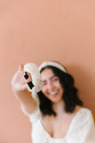 Champagne Pleated Hard Headband