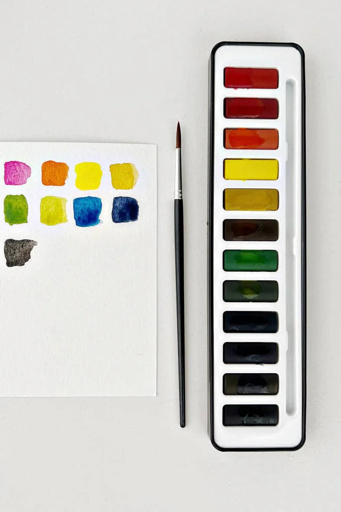 Watercolor Paint Set 12 Colors