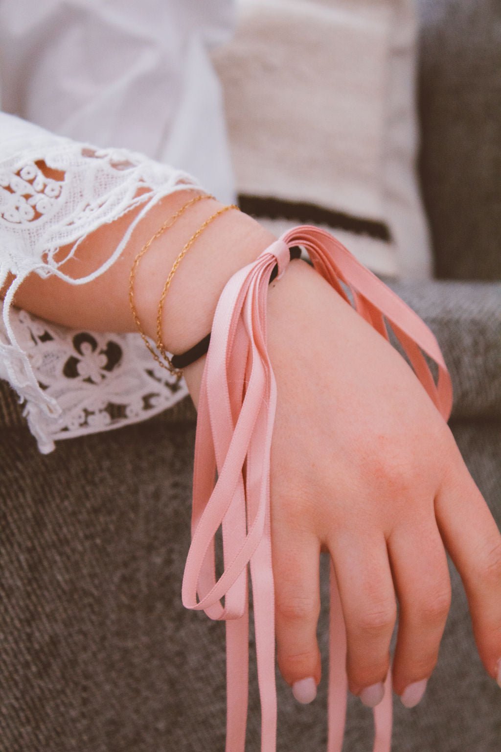 Dainty Ribbon Ponytail