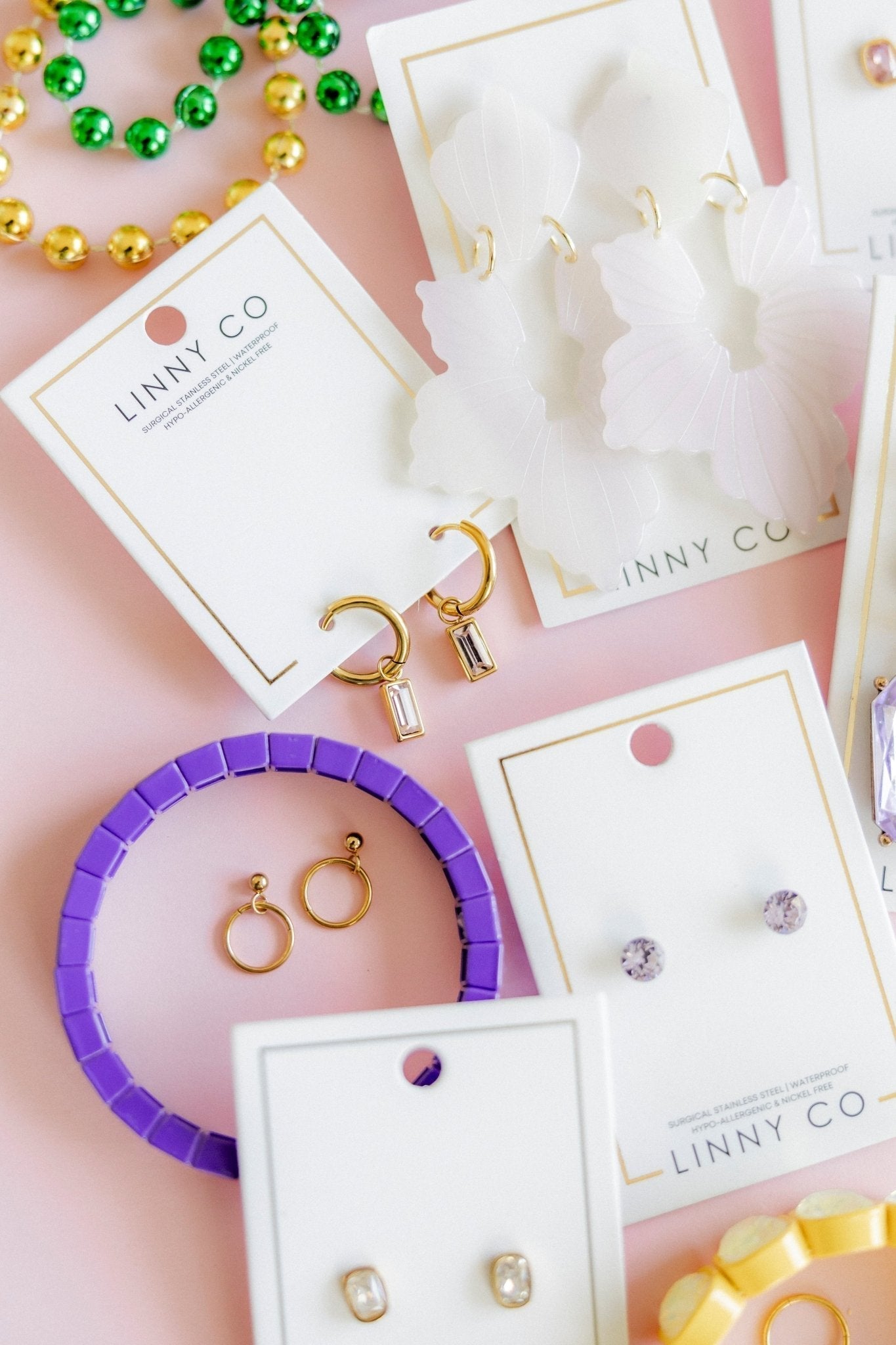 Huggie Charm Earrings - Nola 8mm