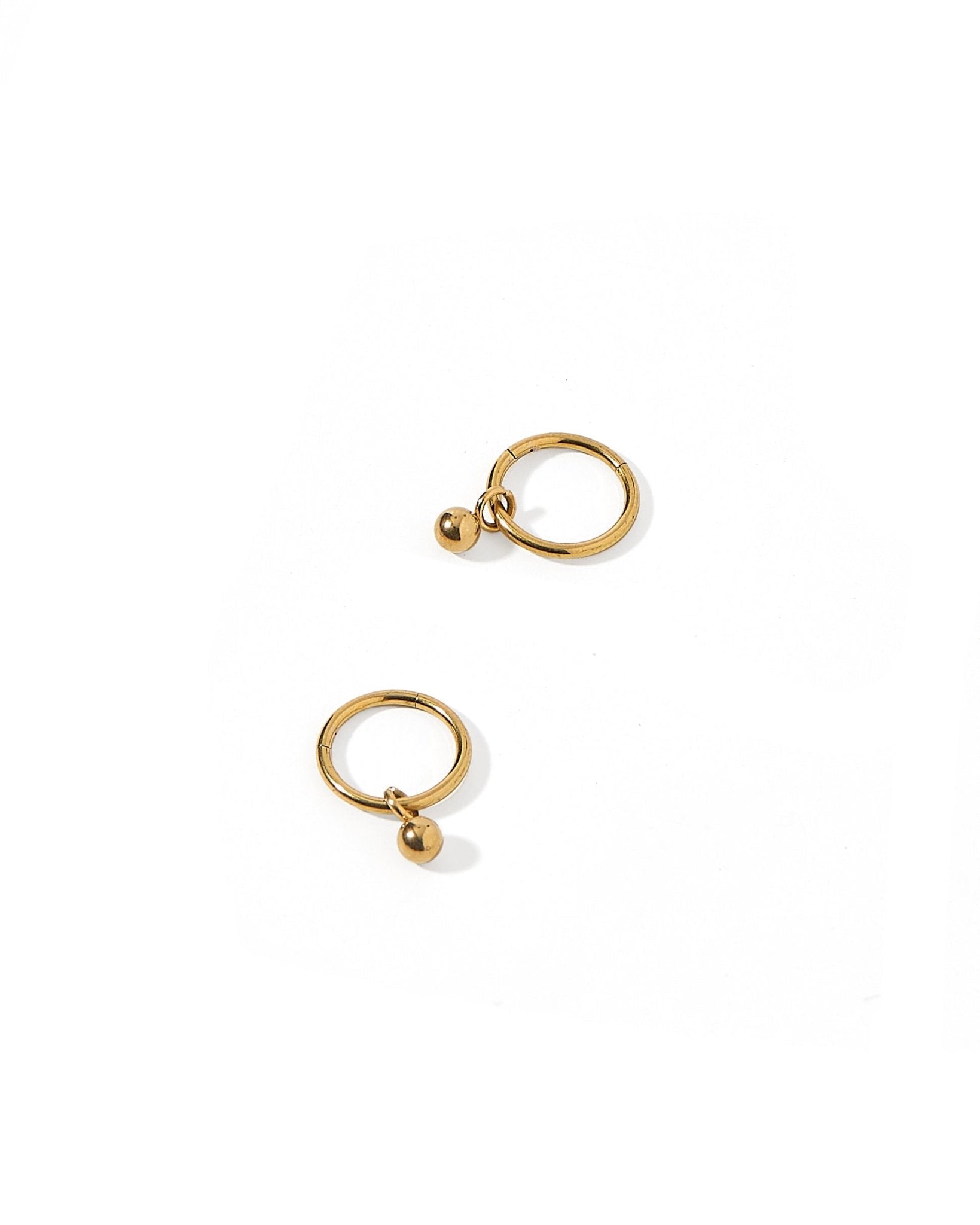 Huggie Charm Earrings - Nola 8mm