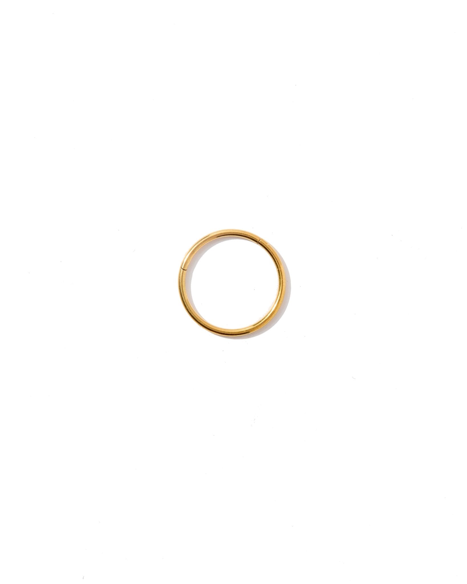 Huggie Infinity Hoop Earrings - Ava Gold 12mm