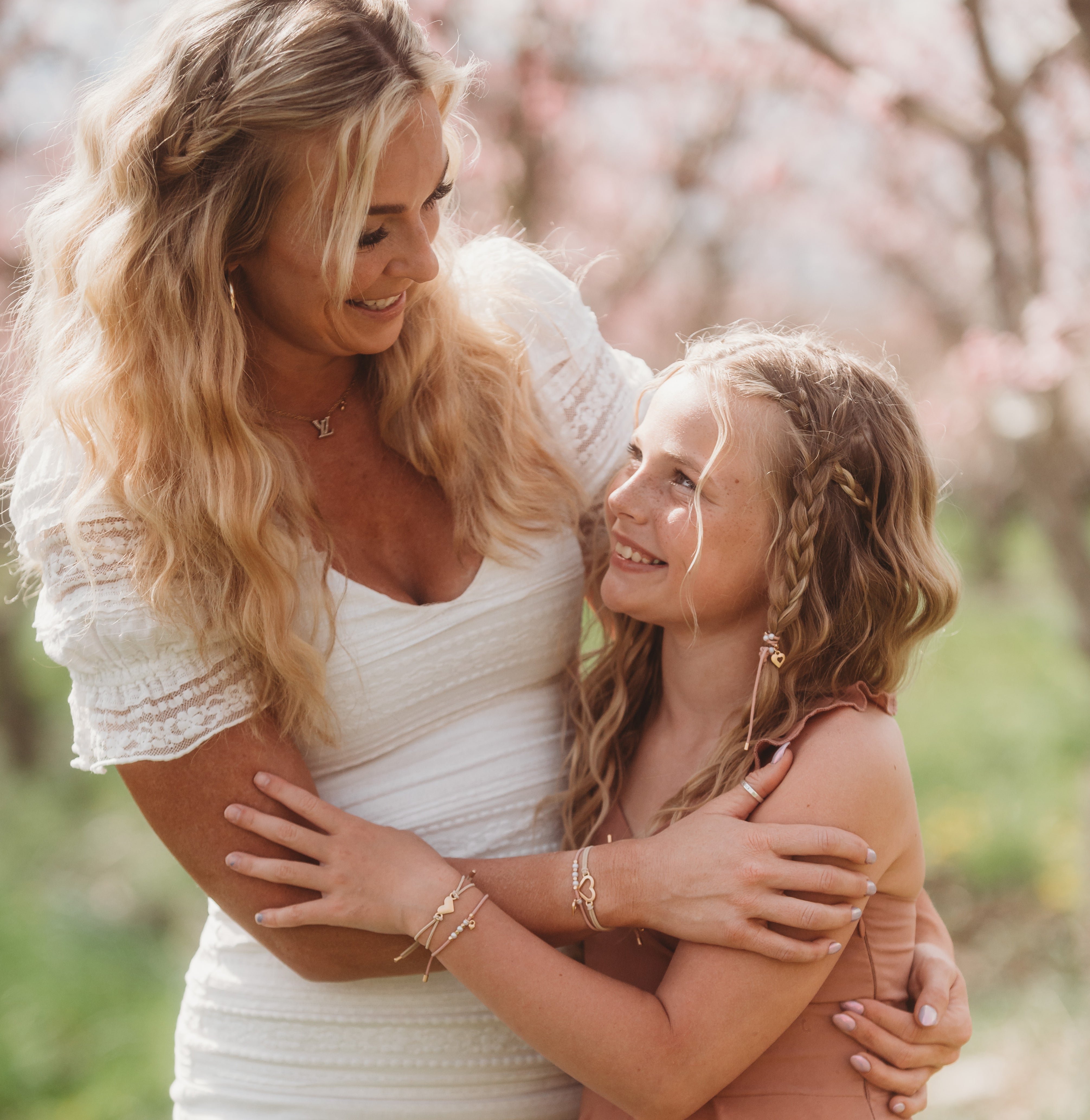 Mother / Daughter - Hair Tie Bracelets