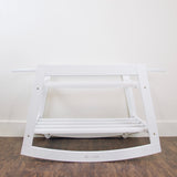 Classic Rocking Moses Bassinet Stand<br>with brake<br>White