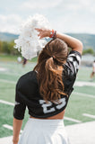 Game Day Red White Black- Hair Tie Bracelet