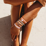 K'lani x Roxy Pink Tropics - Hair Tie Bracelet
