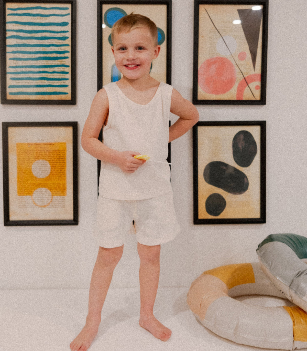 Madden Tank Set in Cream