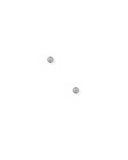 Screwback Stud Earrings - Micro Cooper Clear Silver