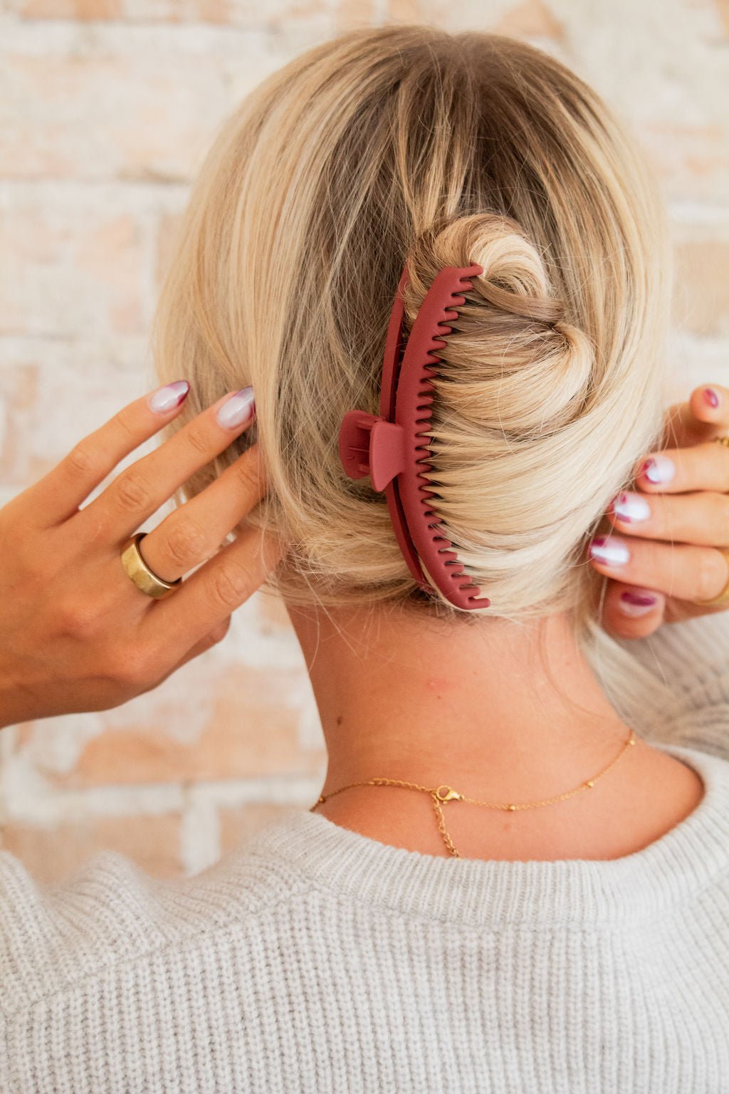 Single French Twist Claw Clip - Thick Hair