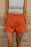 Orange Shorts Outfit | ROOLEE
