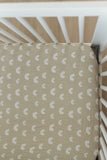Sand Rainbow Muslin Crib Sheet