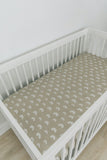 Sand Rainbow Muslin Crib Sheet